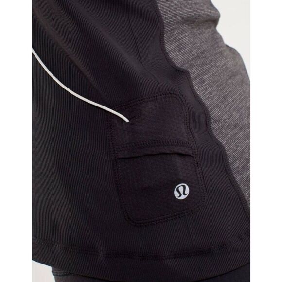 LULULEMON ATHLETICA Switch Back 1/2 Zip Pullover Jacket Size 4 'Reversible' - Picture 5 of 10